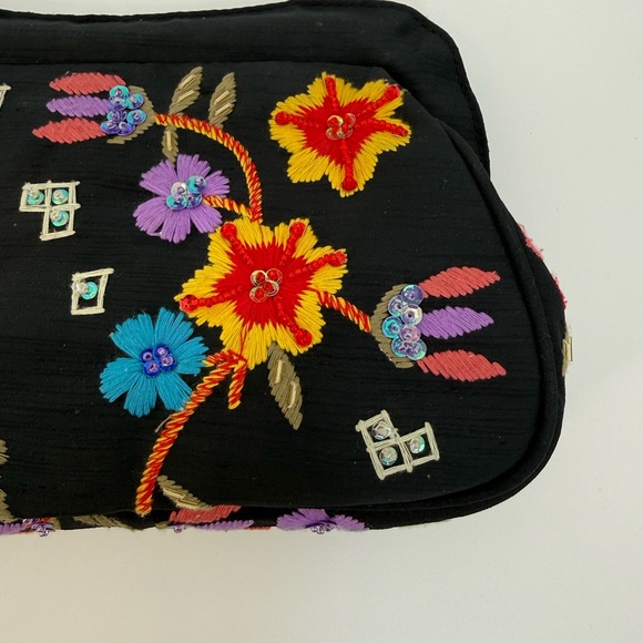 Vintage Marco Avane Handmade Floral Beaded Evening Shoulder/Clutch Bag - Picture 9 of 16